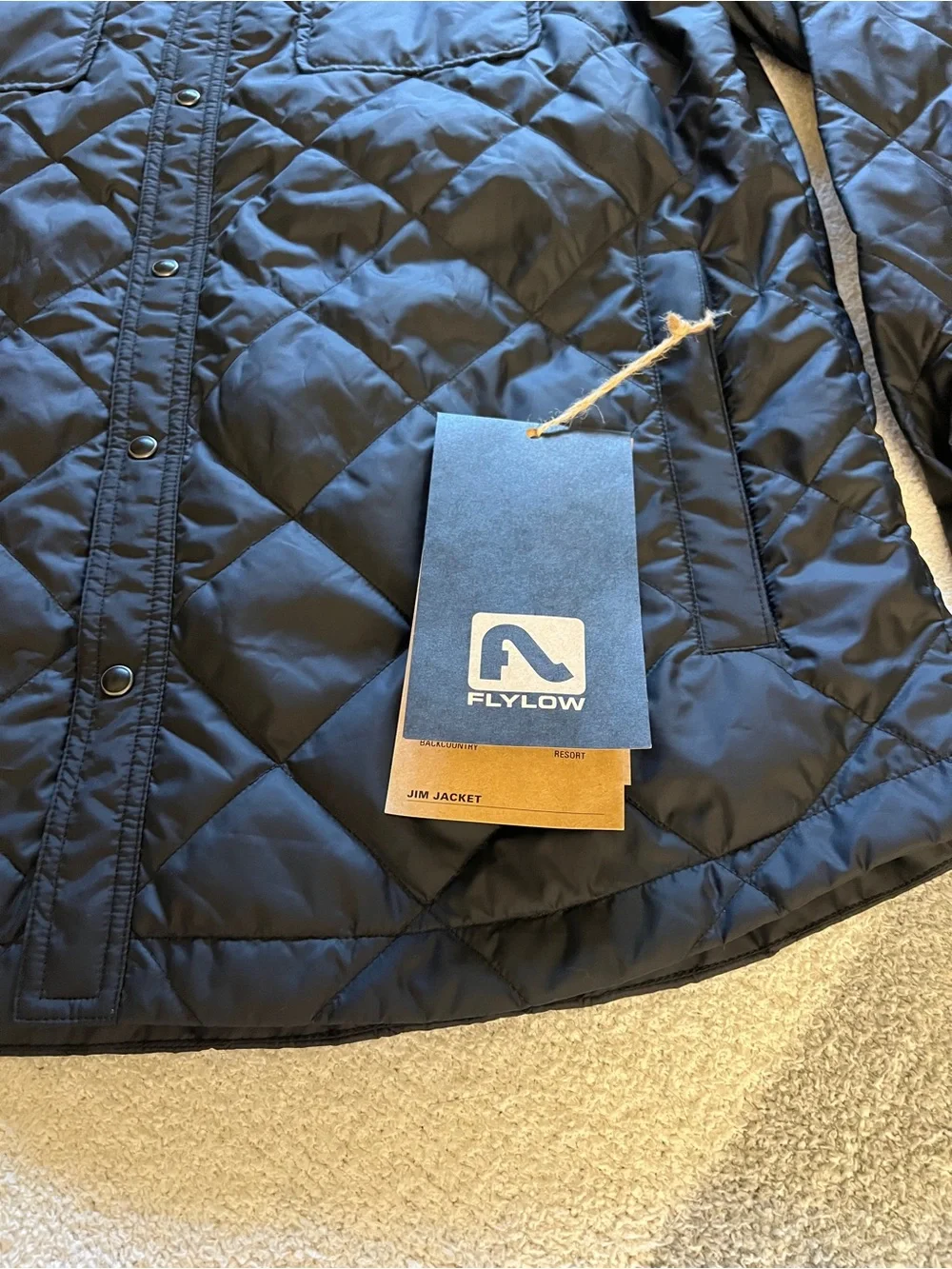 Flylow Jim Jacket – Men’s Large – Black – NWT